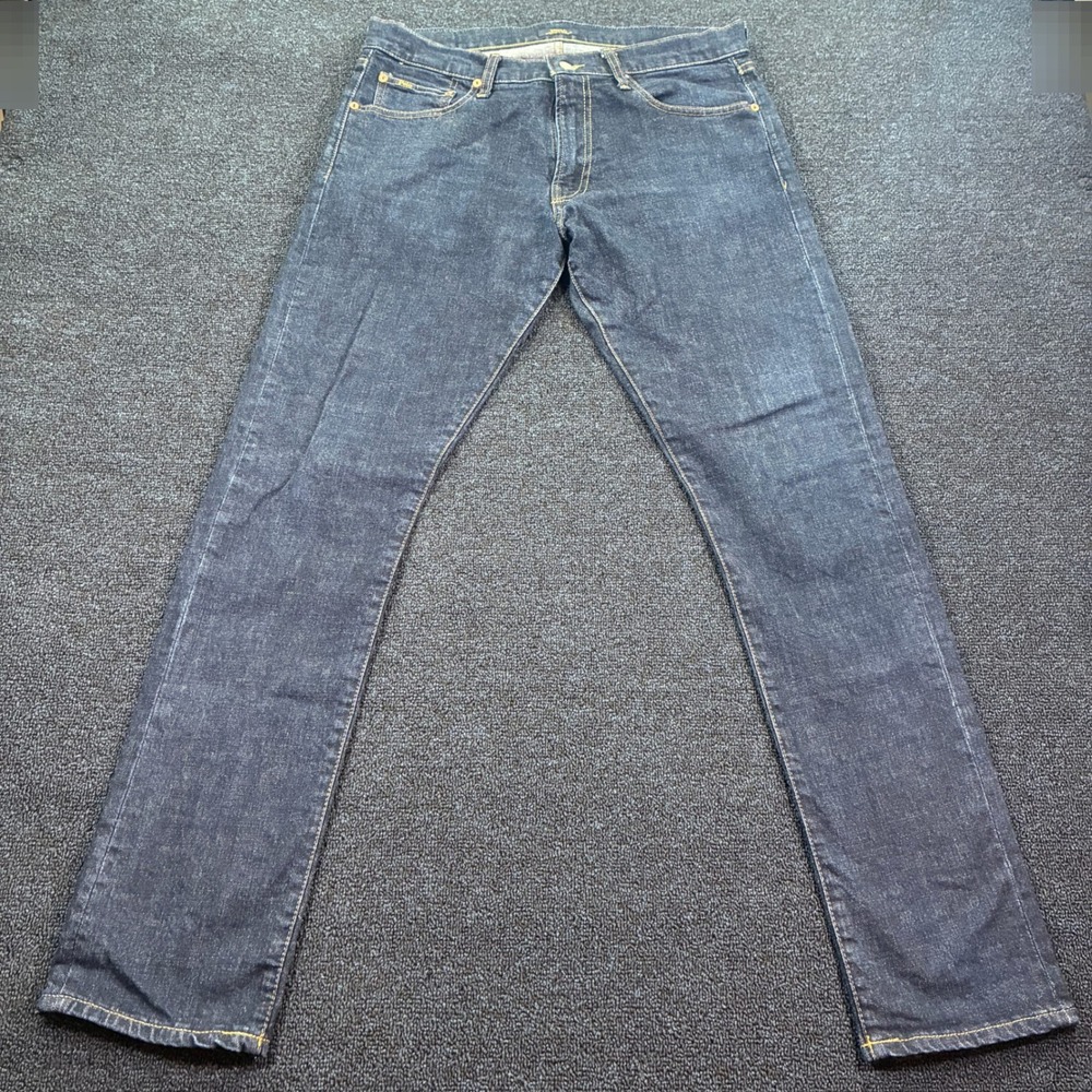 Polo Ralph Lauren Sullivan Slim Jeans Men 34x34 Dark Wash Indigo Stretch Denim